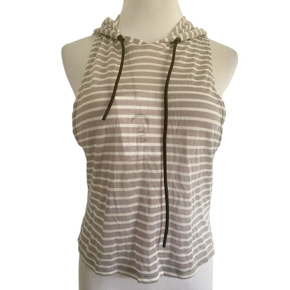 NEW ZYIA Active Size Small Tank Top Cropped Hoodie - Picture 2 of 8